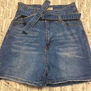 Medium Blue Denim Shorts